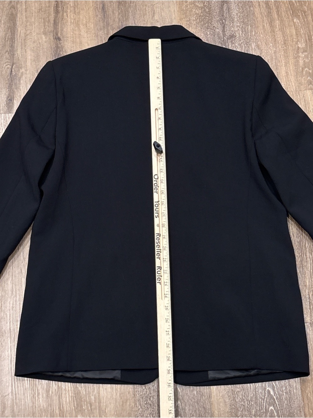 ZARA Black Oversized Blazer Single Button Tailored Jacket XL - Picture 8 of 11